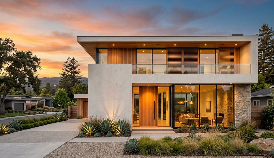 Casa moderna con diseño arquitectónico de alta calidad