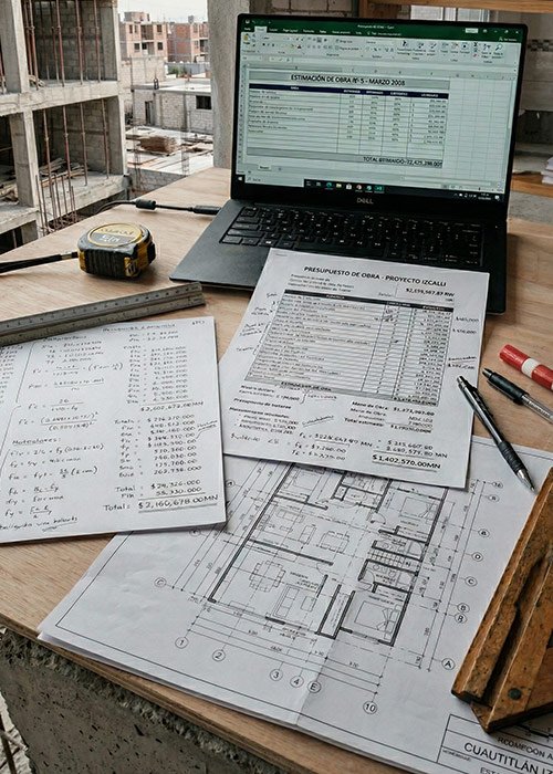 Documentos de presupuesto y estimaciones de obra