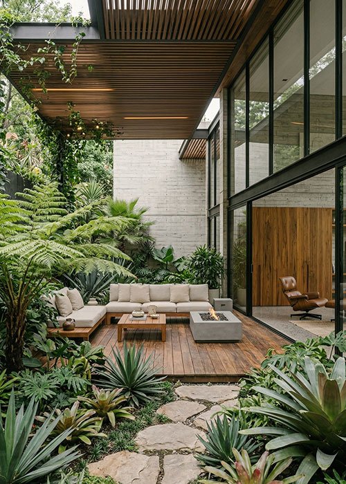 Diseño de recámara en vivienda contemporánea