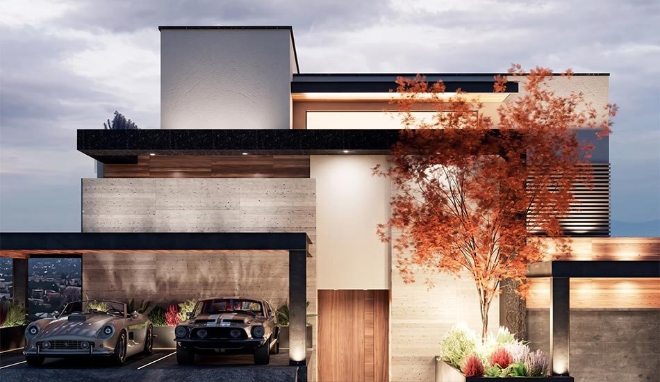 Proyecto residencial de arquitectura contemporánea diseñado por Ernesto Reséndiz
